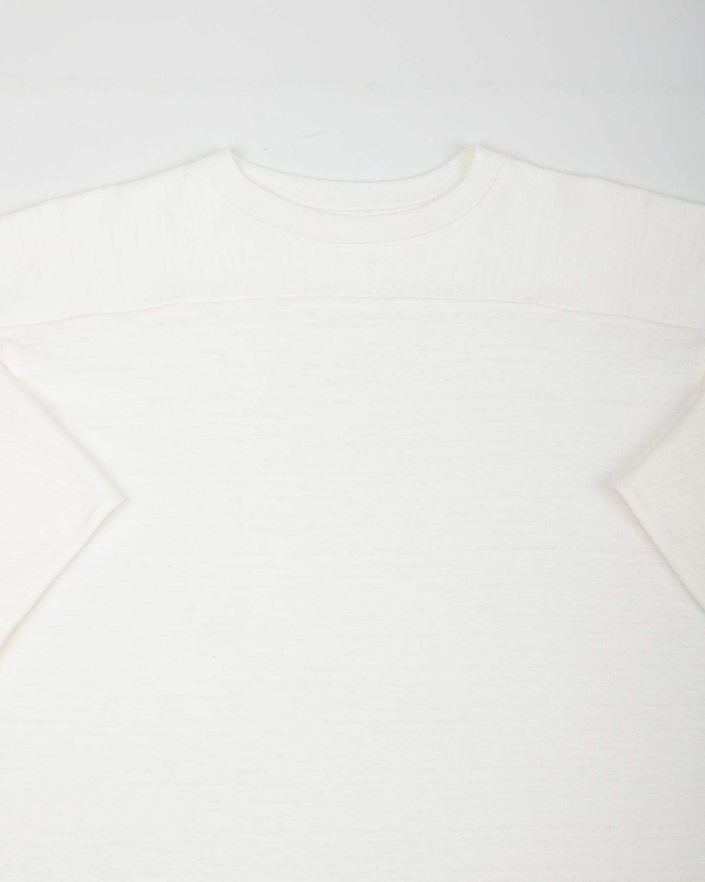 Warehouse Three Quarter Football Shirt - Off White - Standard & Strange