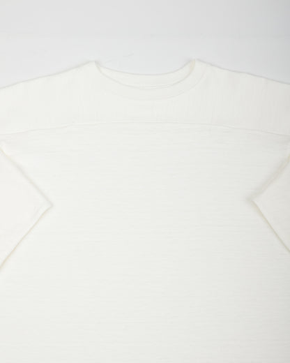 Warehouse Three Quarter Football Shirt - Off White - Standard & Strange