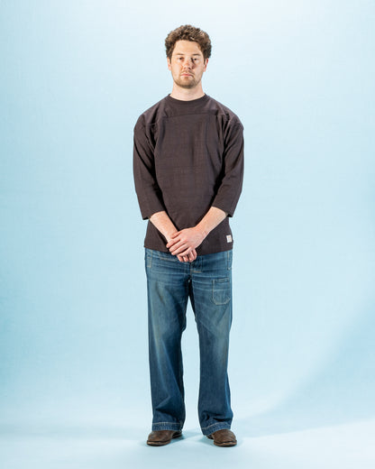 Warehouse Three Quarter Football Shirt - Sumikuro - Standard & Strange