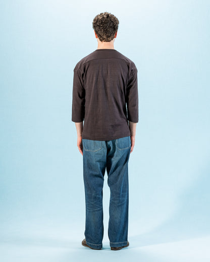 Warehouse Three Quarter Football Shirt - Sumikuro - Standard & Strange