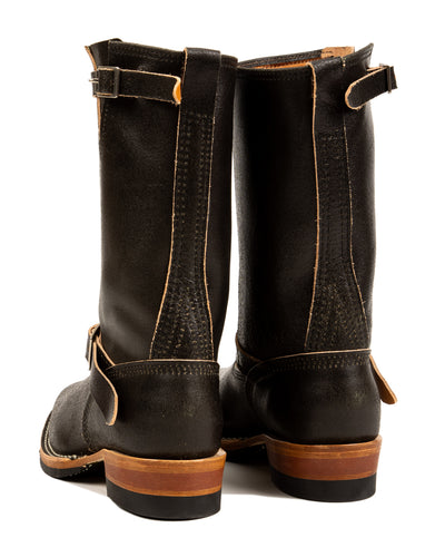 S&S x Wesco Quick Striker Engineer Boot - Olive Waxed Flesh