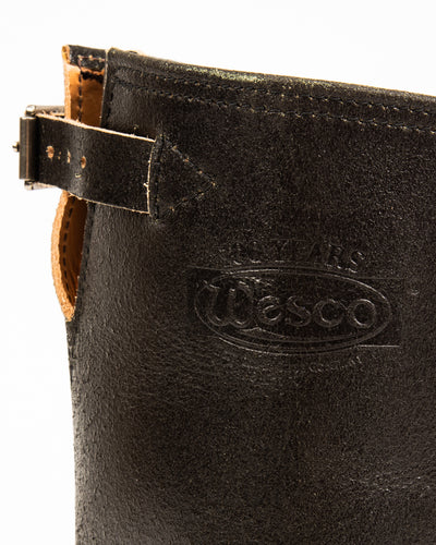 S&S x Wesco Quick Striker Engineer Boot - Olive Waxed Flesh