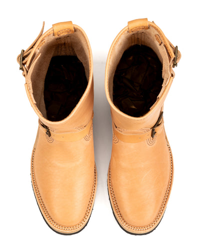 S&S x Wesco Van Cleef III Veg Tan Engineer Boot