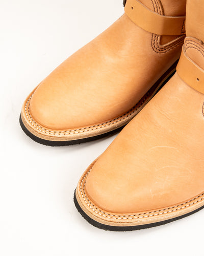 S&S x Wesco Van Cleef III Veg Tan Engineer Boot
