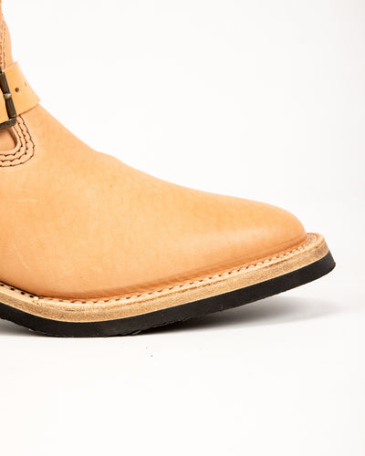 S&S x Wesco Van Cleef III Veg Tan Engineer Boot