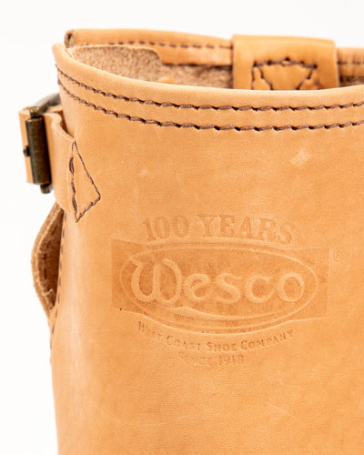 S&S x Wesco Van Cleef III Veg Tan Engineer Boot
