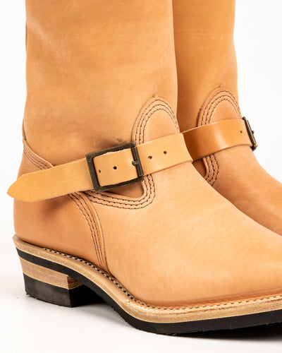 S&S x Wesco Van Cleef III Veg Tan Engineer Boot