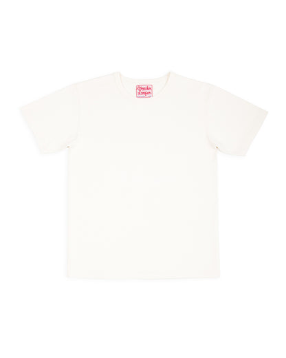 Wonder Looper Double Heavyweight Crewneck T-shirt - Ecru - Standard & Strange