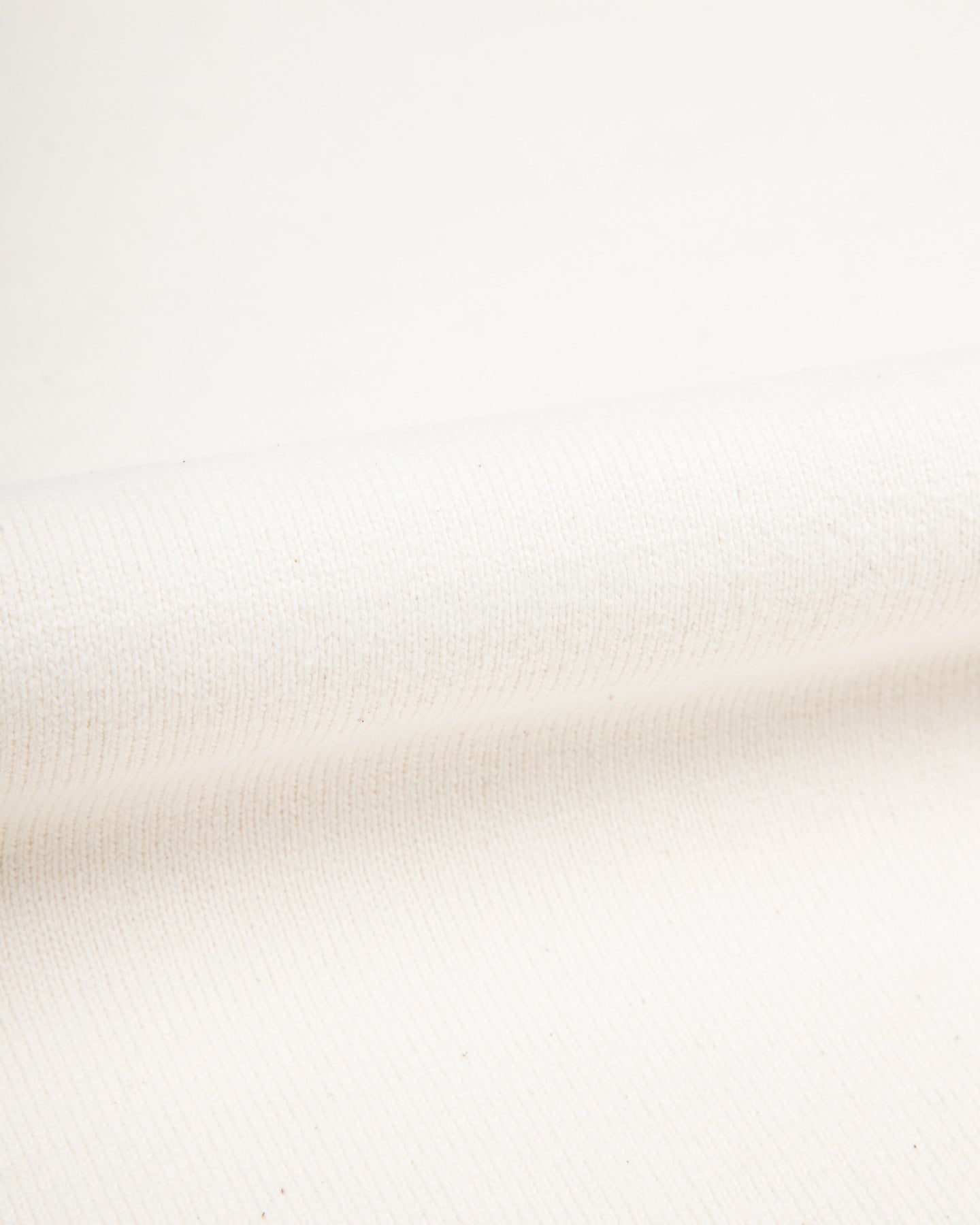 Wonder Looper Double Heavyweight Crewneck T-shirt - Ecru - Standard & Strange