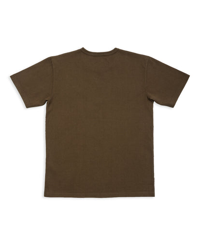 Wonder Looper Double Heavyweight Crewneck T-shirt - Khaki Green - Standard & Strange