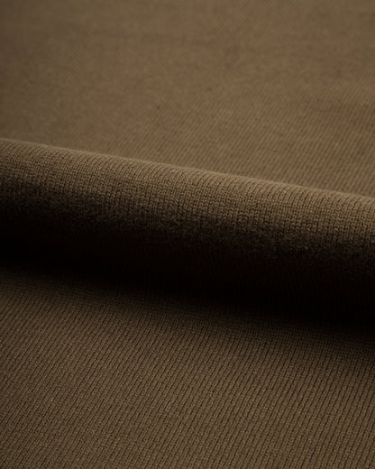 Wonder Looper Double Heavyweight Crewneck T-shirt - Khaki Green - Standard & Strange