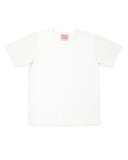 Wonder Looper Double Heavyweight Crewneck T-shirt - White - Standard & Strange