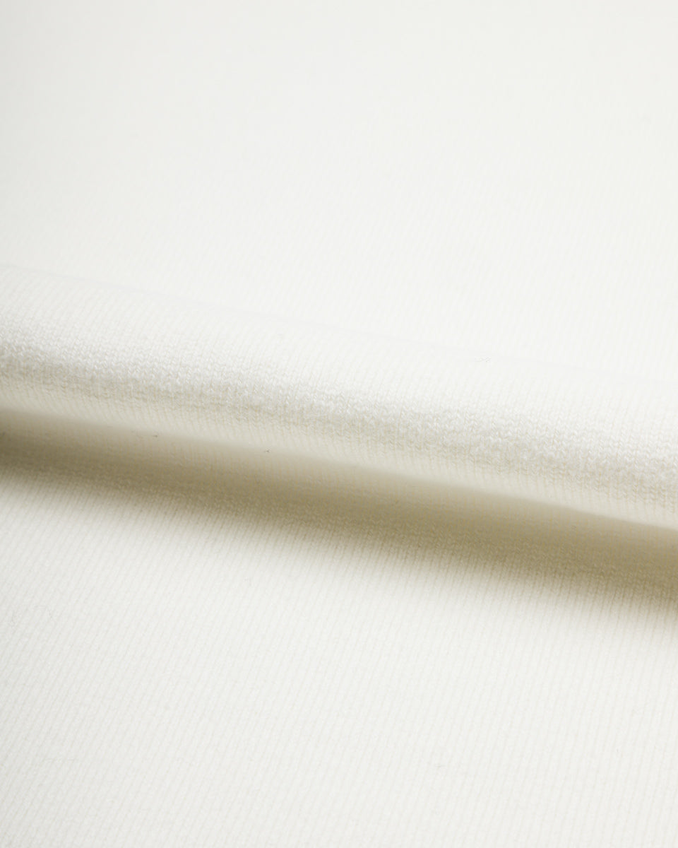 Wonder Looper Double Heavyweight Crewneck T-shirt - White - Standard & Strange