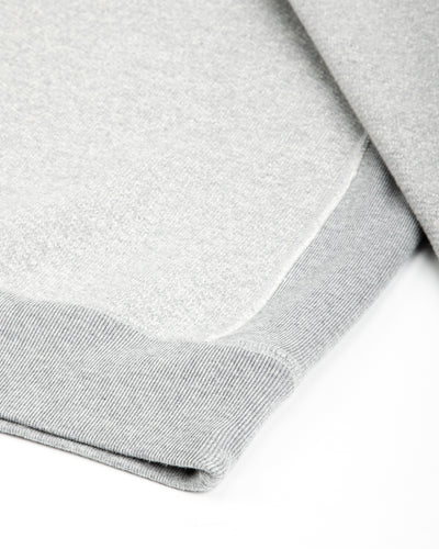Wonder Looper Double Heavyweight French Terry Pullover Crewneck - Heather Grey - Standard & Strange