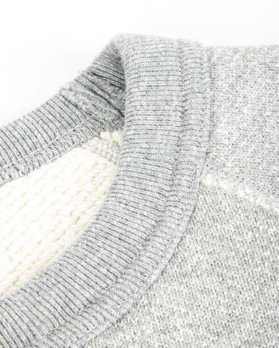 Wonder Looper Double Heavyweight French Terry Pullover Crewneck - Heather Grey - Standard & Strange