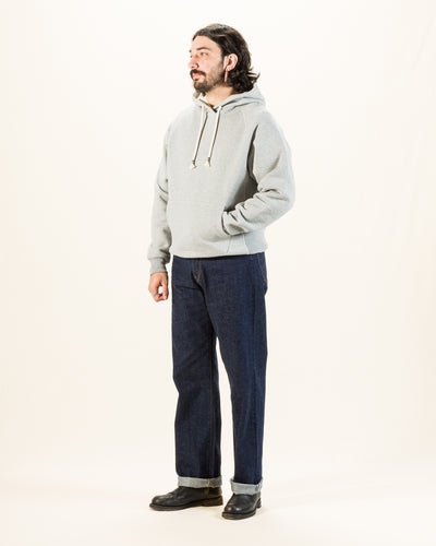 Wonder Looper Double Heavyweight French Terry Pullover Hoodie - Heather Grey - Standard & Strange
