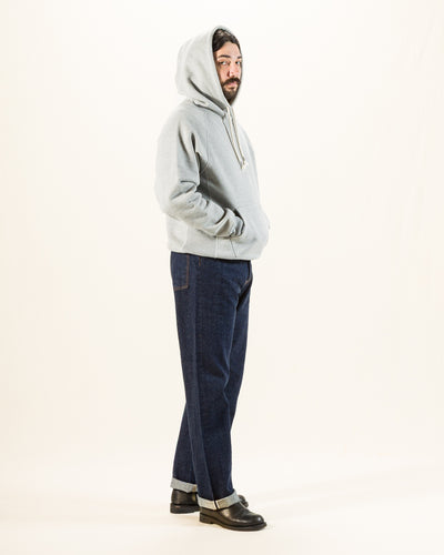 Wonder Looper Double Heavyweight French Terry Pullover Hoodie - Heather Grey - Standard & Strange