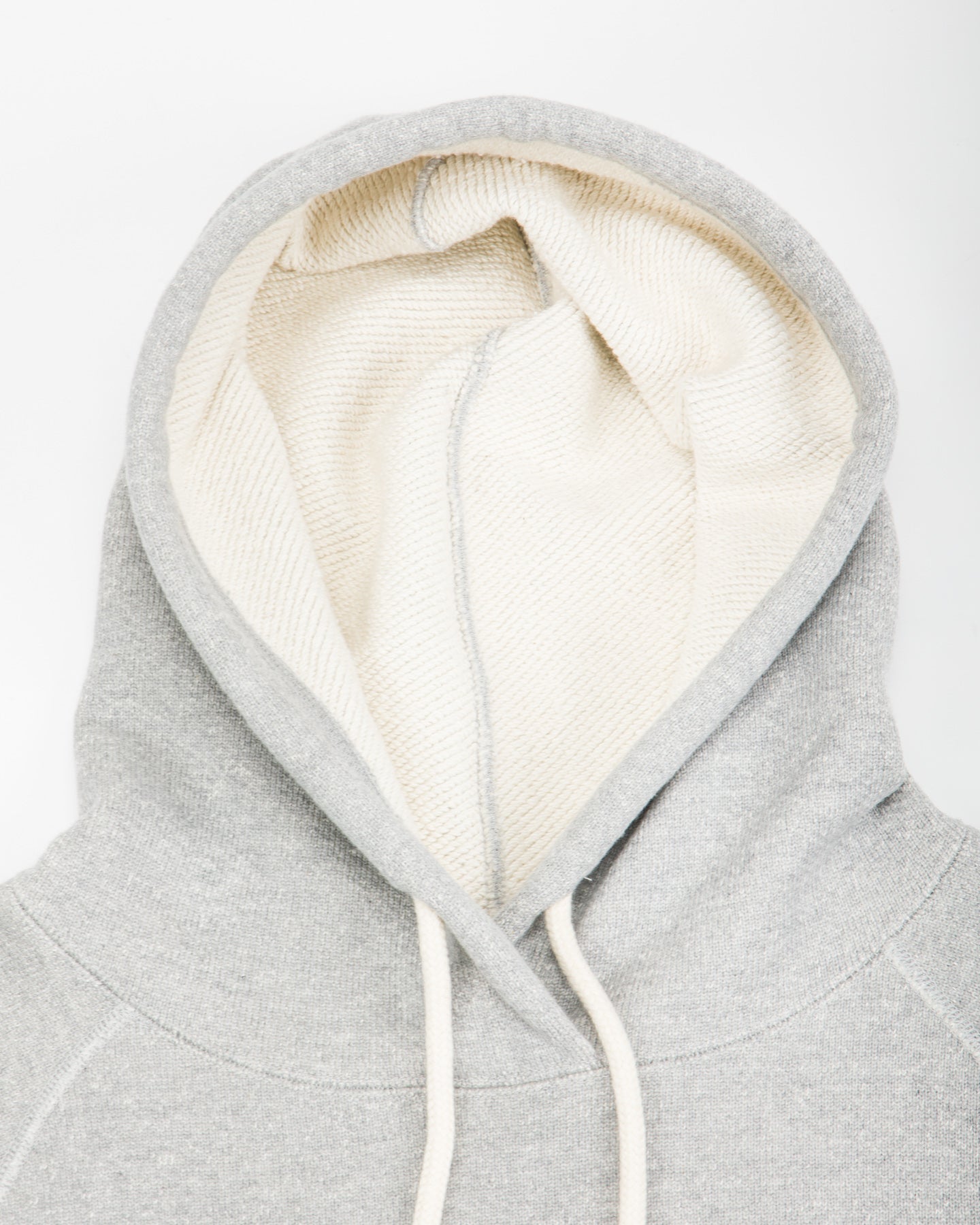 Wonder Looper Double Heavyweight French Terry Pullover Hoodie - Heather Grey - Standard & Strange