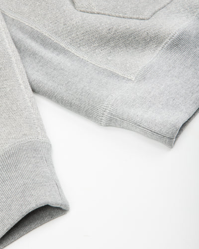 Wonder Looper Double Heavyweight French Terry Pullover Hoodie - Heather Grey - Standard & Strange