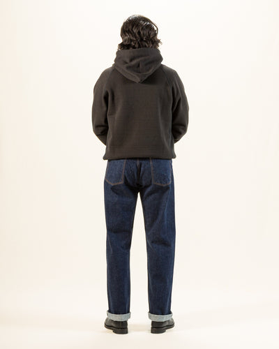 Wonder Looper Double Heavyweight French Terry Pullover Hoodie - Sumi Black - Standard & Strange
