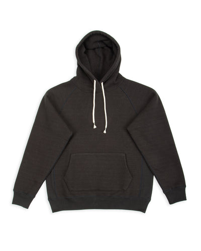 Wonder Looper Double Heavyweight French Terry Pullover Hoodie - Sumi Black - Standard & Strange
