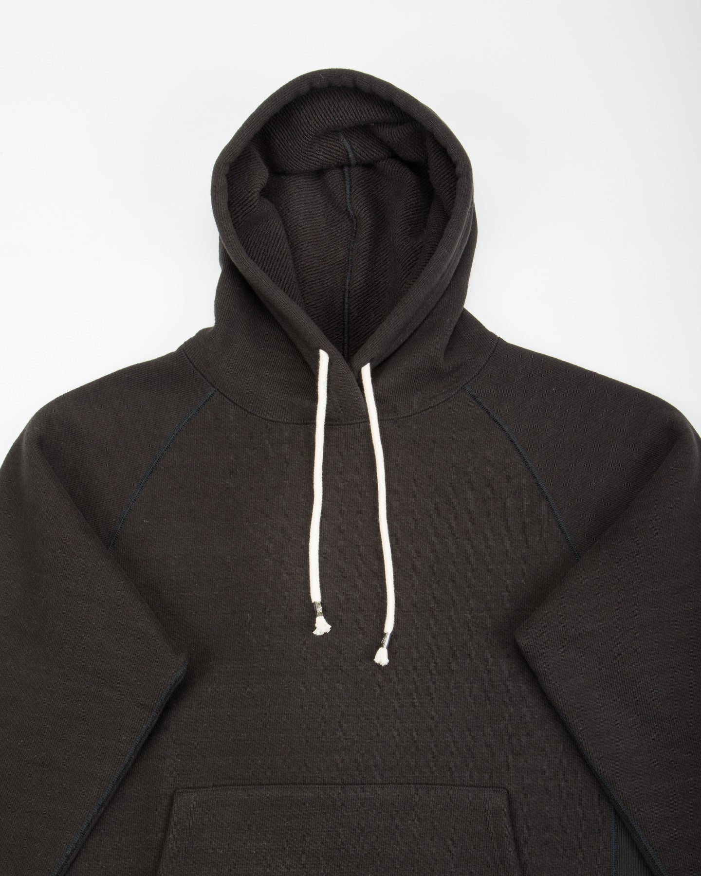 Wonder Looper Double Heavyweight French Terry Pullover Hoodie - Sumi Black - Standard & Strange