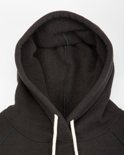 Wonder Looper Double Heavyweight French Terry Pullover Hoodie - Sumi Black - Standard & Strange