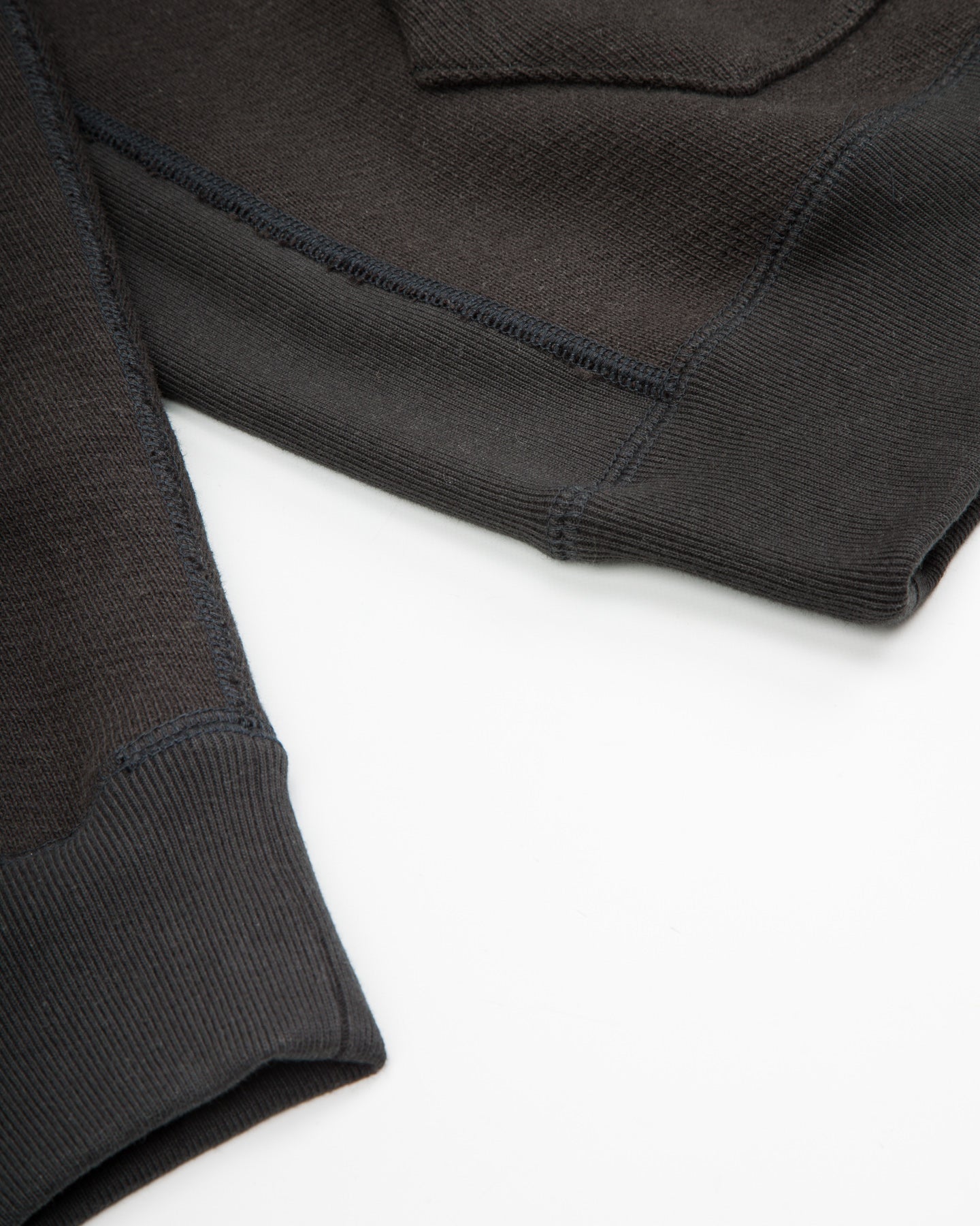 Wonder Looper Double Heavyweight French Terry Pullover Hoodie - Sumi Black - Standard & Strange