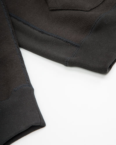 Wonder Looper Double Heavyweight French Terry Pullover Hoodie - Sumi Black - Standard & Strange