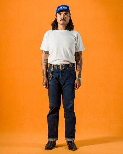Wonder Looper ELS Recycled Cotton Slub T-Shirt - White - Standard & Strange