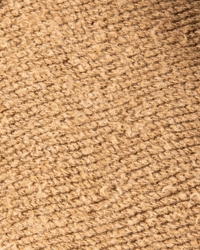 Wonder Looper Foxfibre® Double Heavyweight French Terry Pullover Crewneck - Iron Mordant Coyote 80 - Standard & Strange
