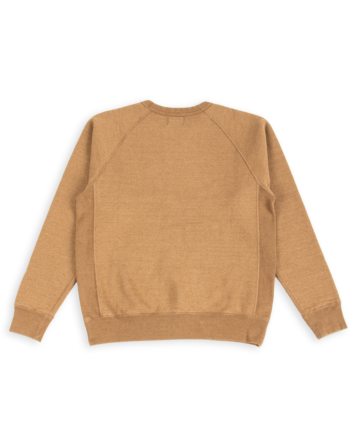 Wonder Looper Foxfibre® Double Heavyweight French Terry Pullover Crewneck - Iron Mordant Coyote 80 - Standard & Strange