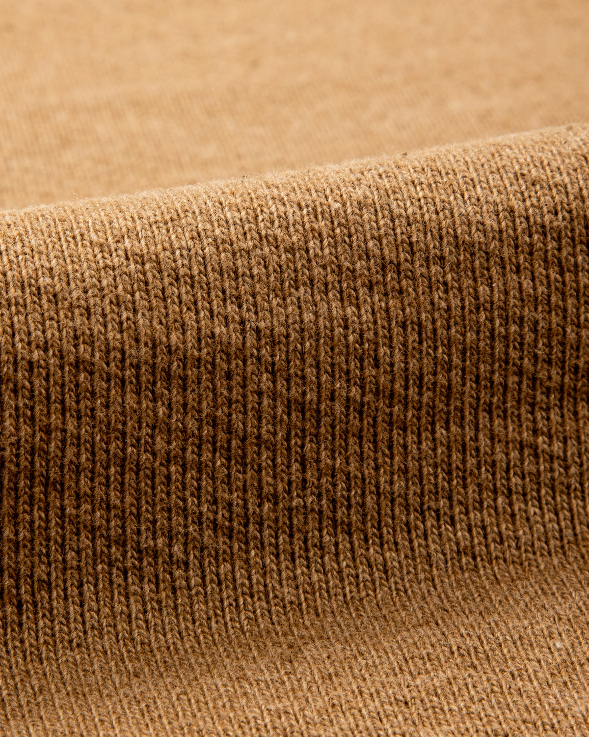 Wonder Looper Foxfibre® Double Heavyweight French Terry Pullover Crewneck - Iron Mordant Coyote 80 - Standard & Strange