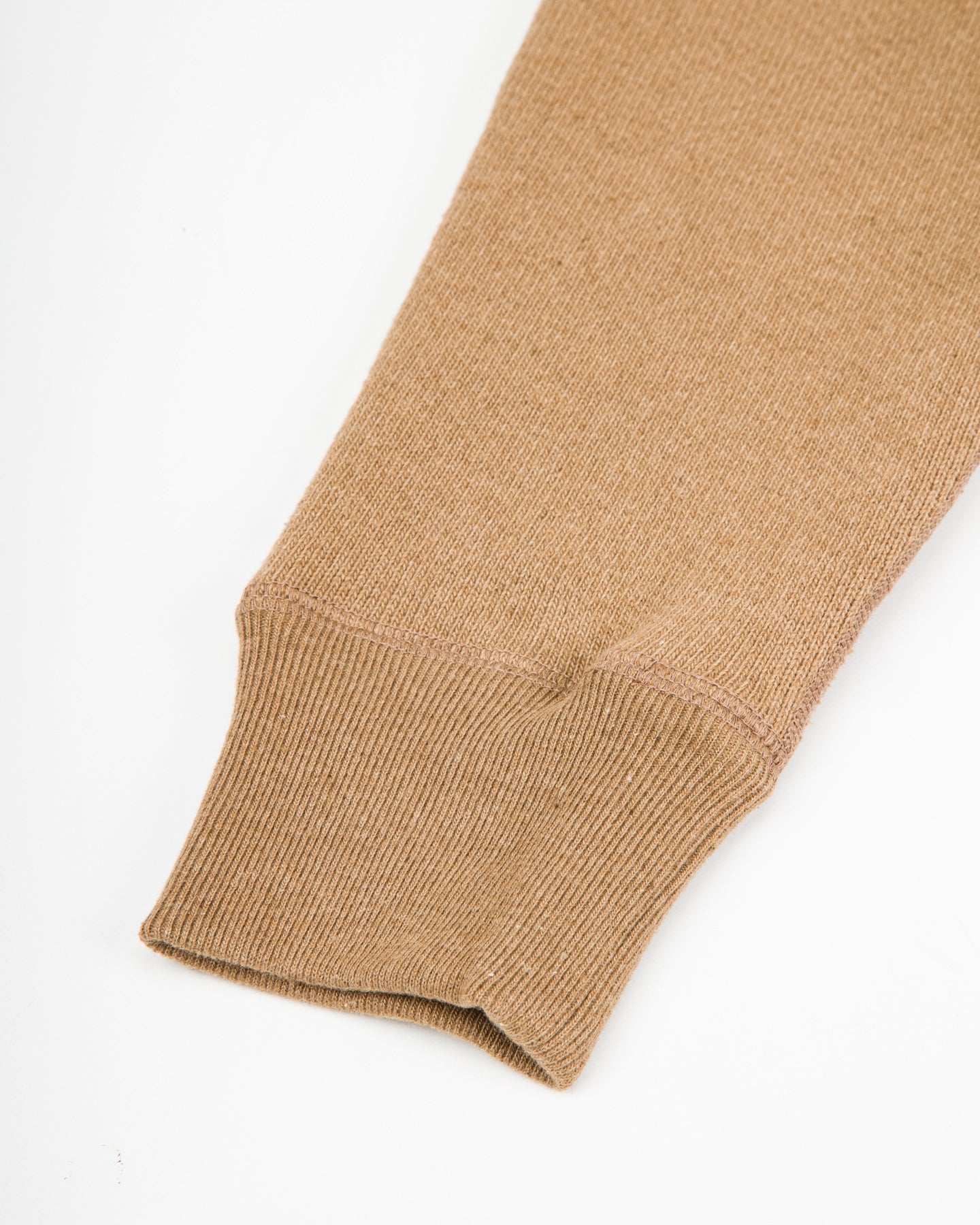 Wonder Looper Foxfibre® Double Heavyweight French Terry Pullover Crewneck - Iron Mordant Coyote 80 - Standard & Strange