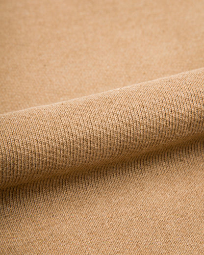 Wonder Looper Foxfibre® Double Heavyweight French Terry Pullover Crewneck - Iron Mordant Coyote 80 - Standard & Strange