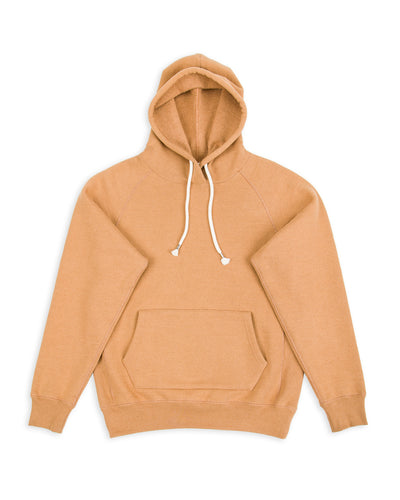 Wonder Looper Foxfibre® Double Heavyweight French Terry Pullover Hoodie - Coyote 80 - Standard & Strange