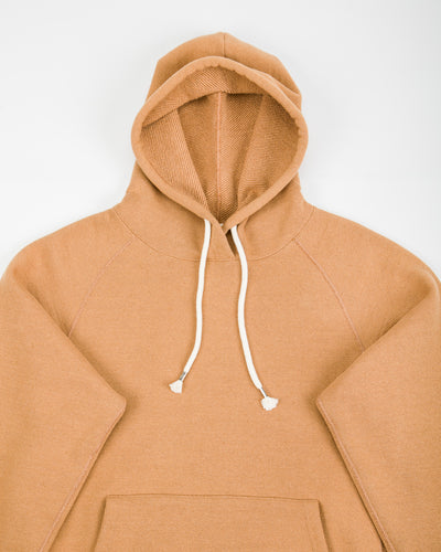 Wonder Looper Foxfibre® Double Heavyweight French Terry Pullover Hoodie - Coyote 80 - Standard & Strange