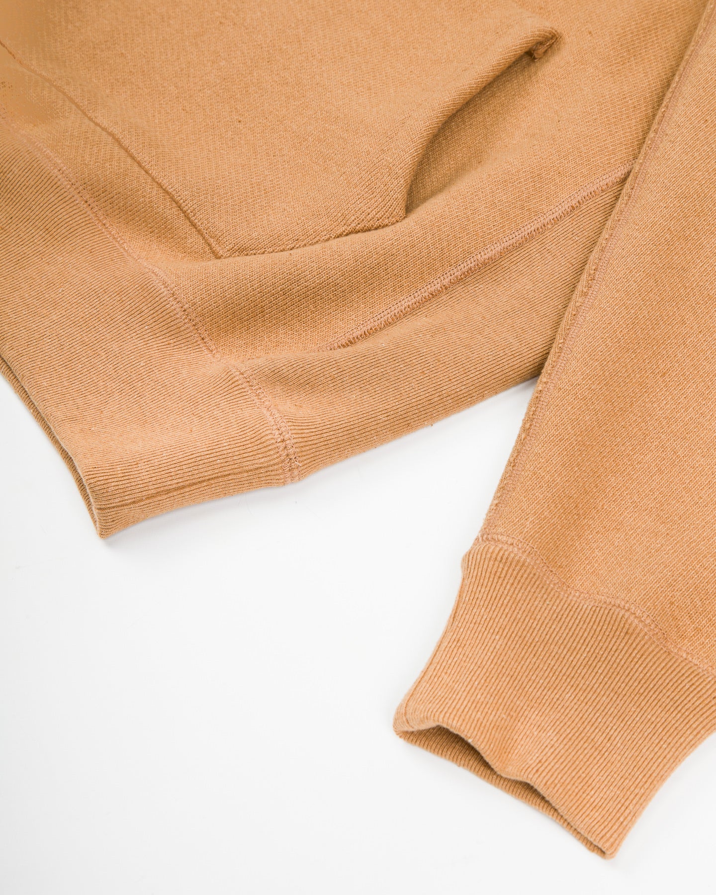 Wonder Looper Foxfibre® Double Heavyweight French Terry Pullover Hoodie - Coyote 80 - Standard & Strange