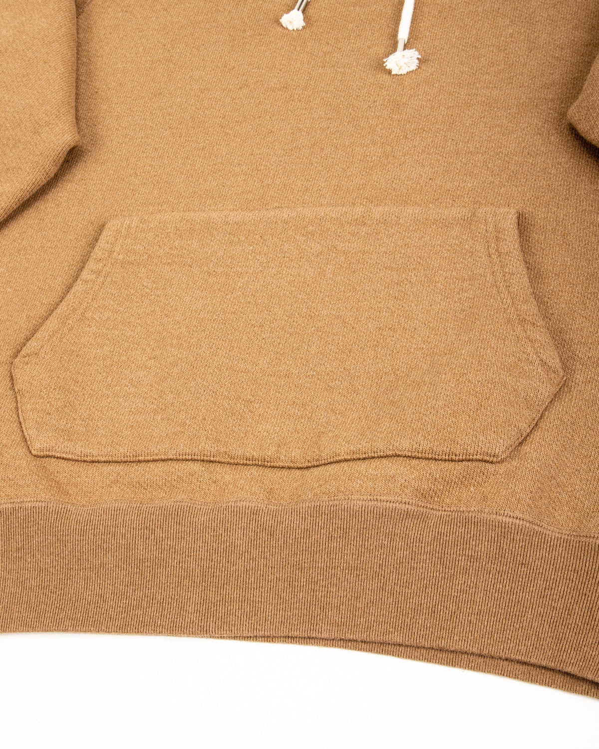 Wonder Looper Foxfibre® Double Heavyweight French Terry Pullover Hoodie - Iron Mordant Coyote 80 - Standard & Strange