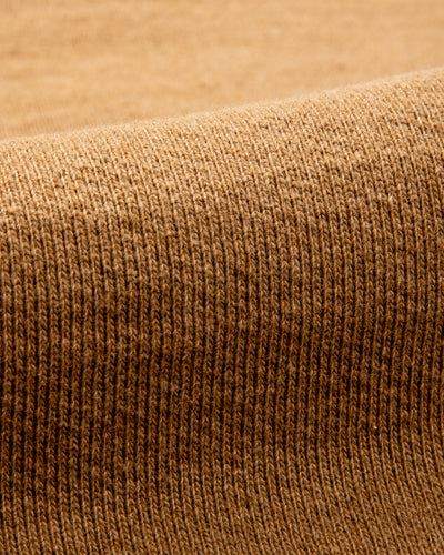 Wonder Looper Foxfibre® Double Heavyweight French Terry Pullover Hoodie - Iron Mordant Coyote 80 - Standard & Strange