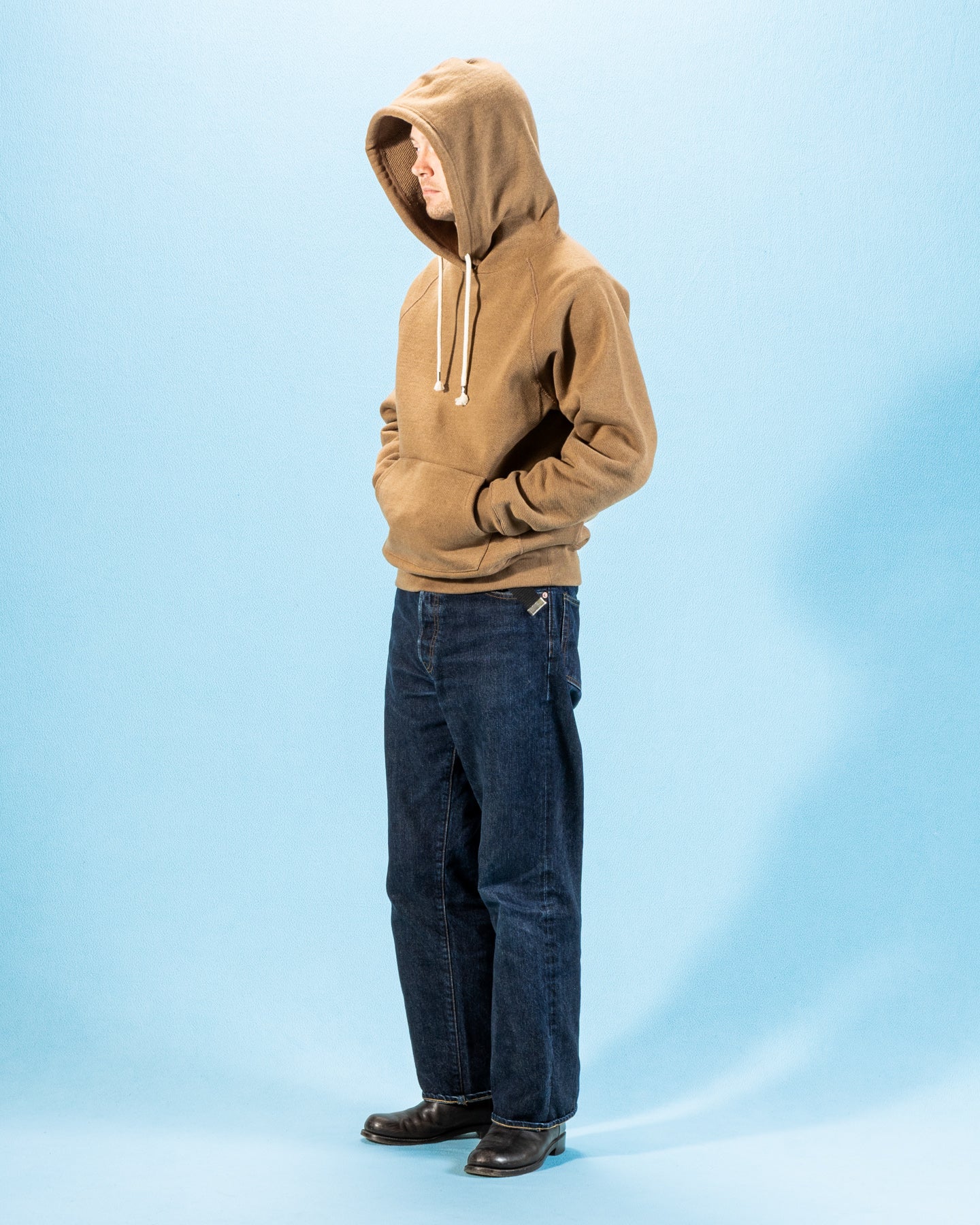 Foxfibre® Double Heavyweight French Terry Pullover Hoodie - Iron