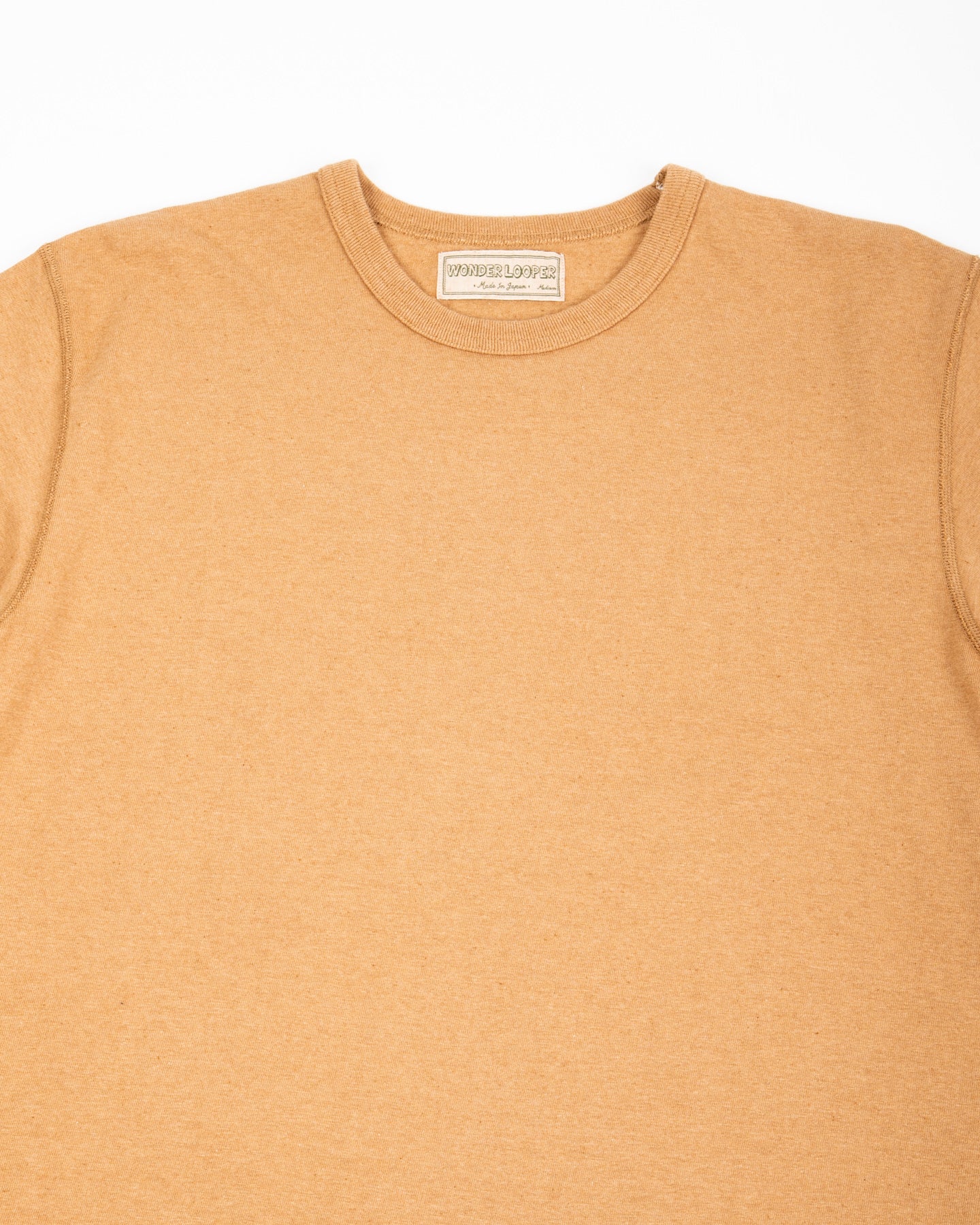 Wonder Looper Foxfibre® Tsuriami Crewneck T-shirt - Coyote 70