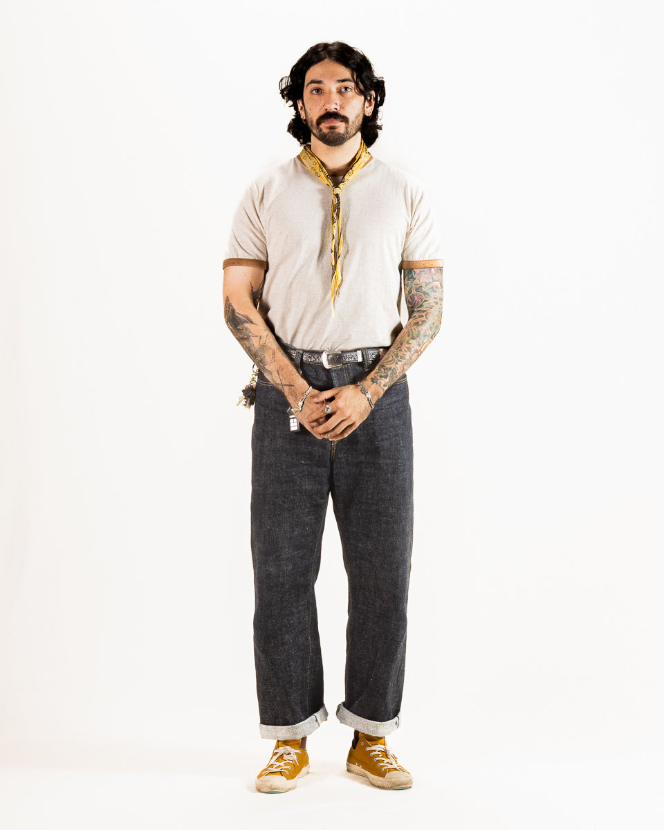 Recycled Cotton Foxfibre® Ringer Tee - Sand – Standard & Strange