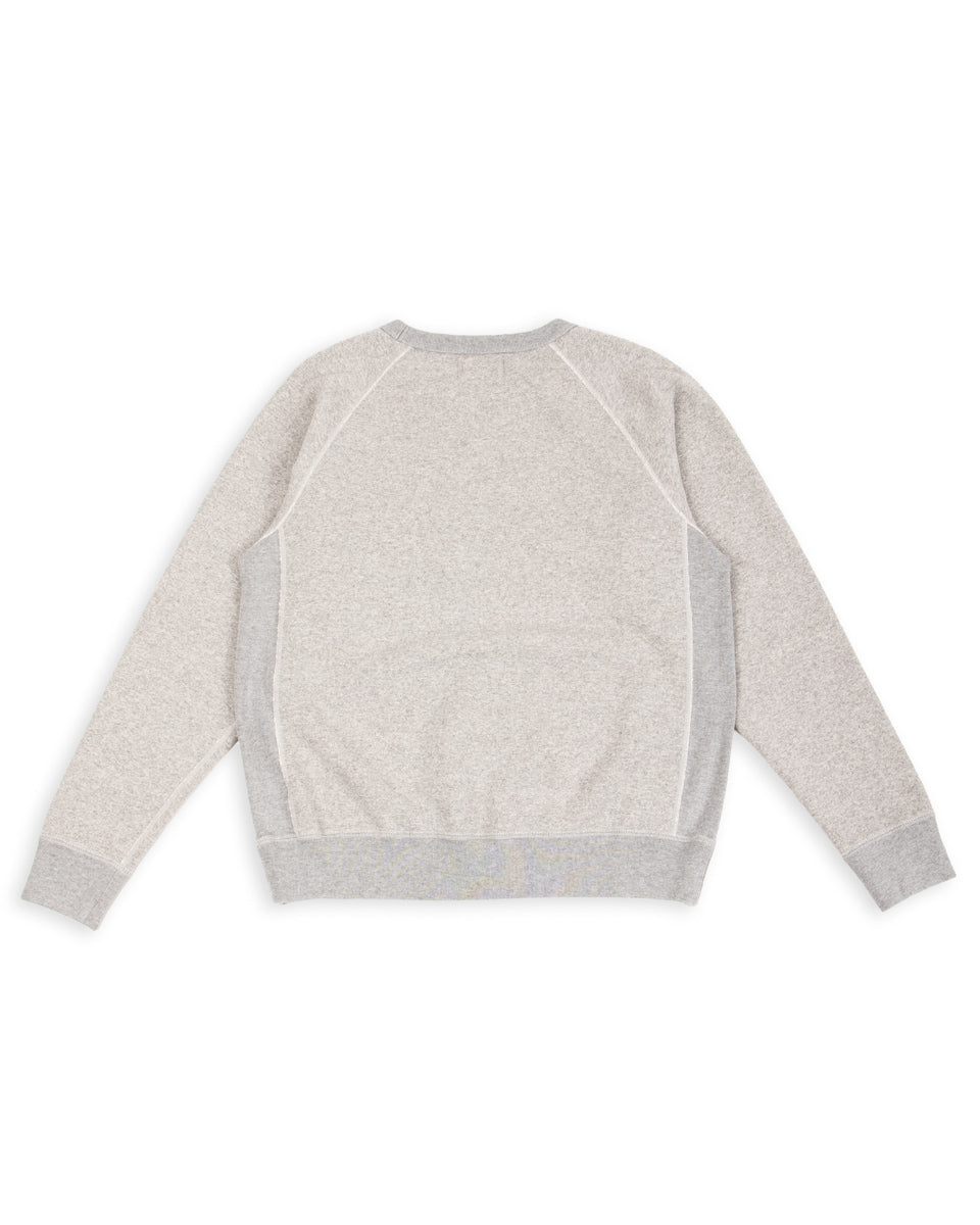 Wonder Looper Super Looper French Terry Pullover Crewneck - Heather Grey - Standard & Strange