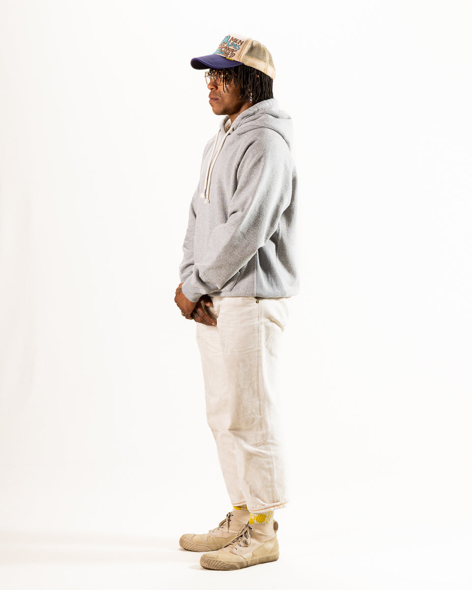 Super Looper French Terry Pullover Hoodie - Heather Grey