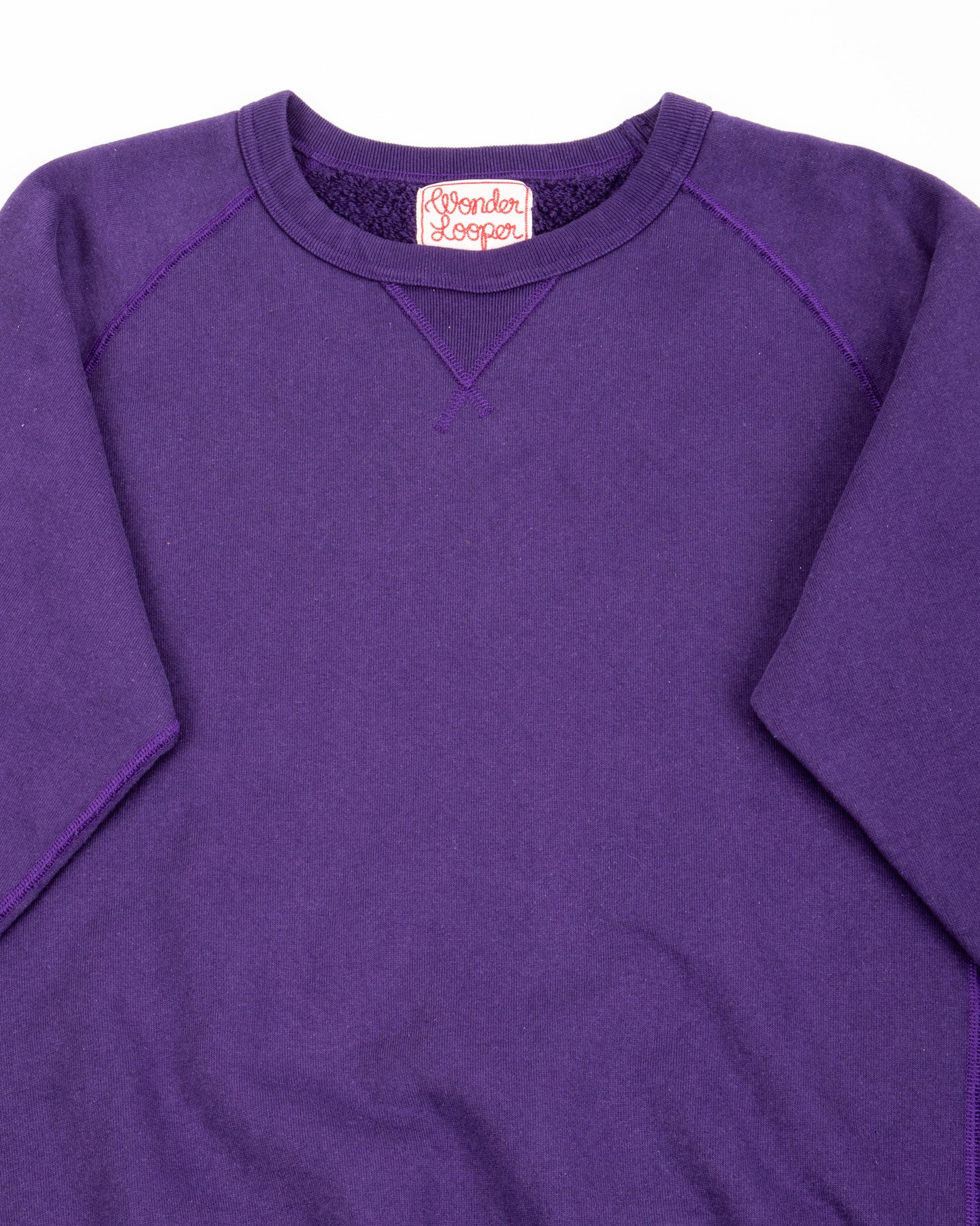 Wonder Looper Super Looper French Terry Pullover Crewneck - Purple - Standard & Strange