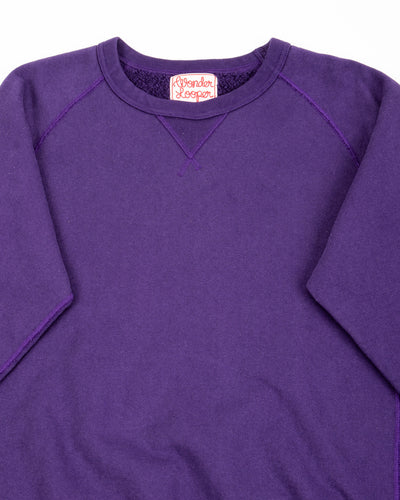 Wonder Looper Super Looper French Terry Pullover Crewneck - Purple - Standard & Strange