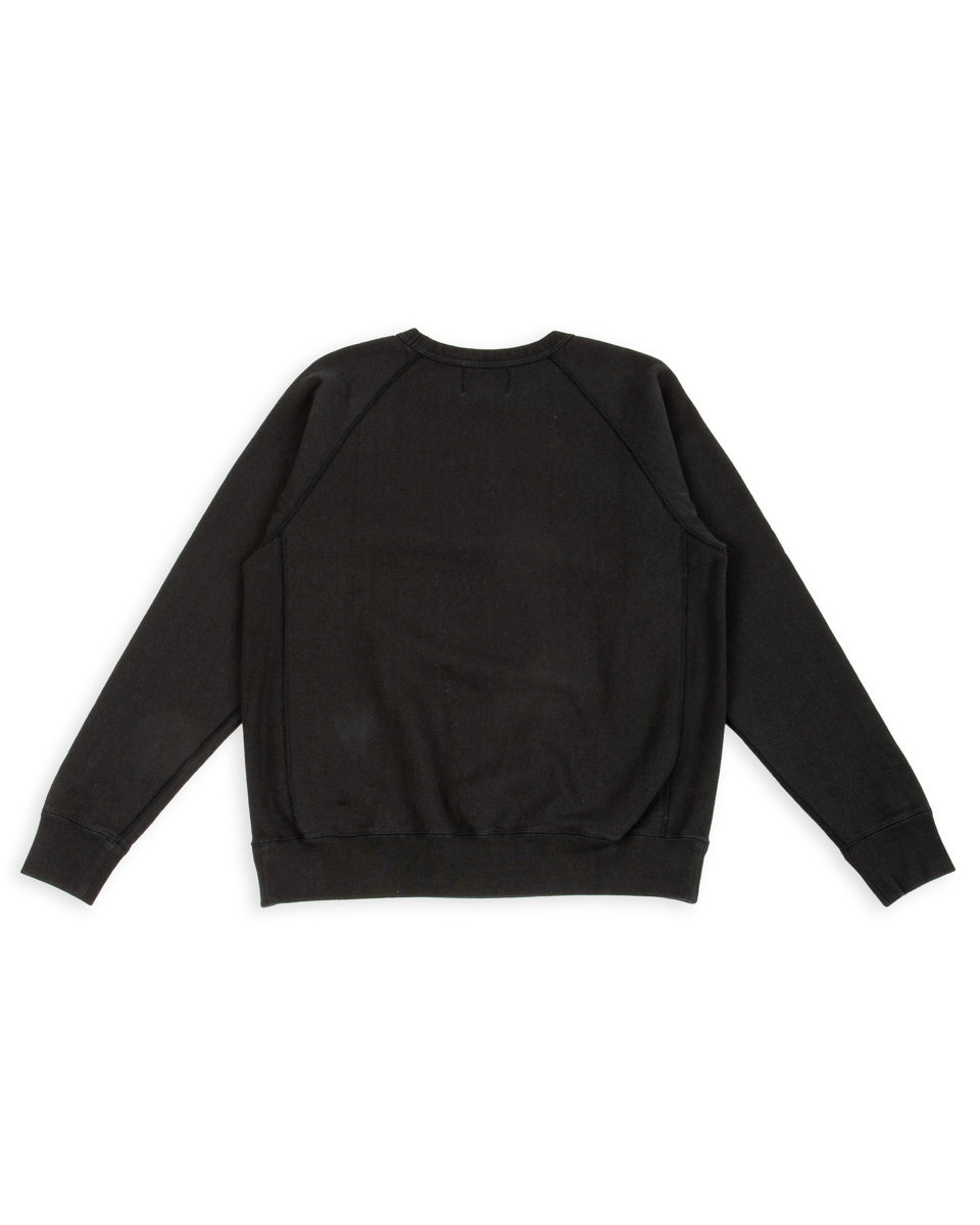 トゥルースリーパー Super Looper French Terry Pullover Crewneck - Sumi Black