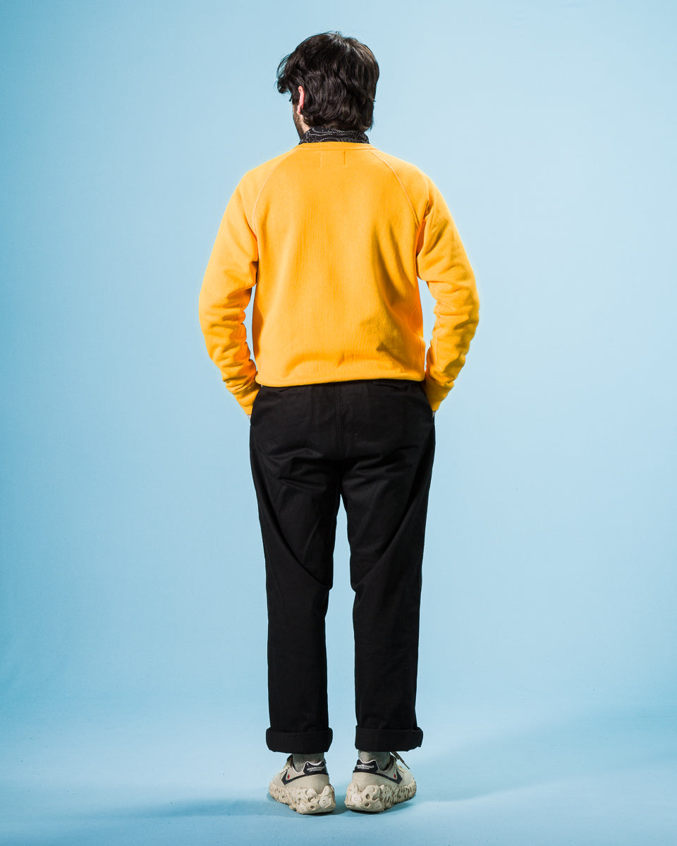 Wonder Looper Super Looper French Terry Pullover Crewneck - Yellow - Standard & Strange