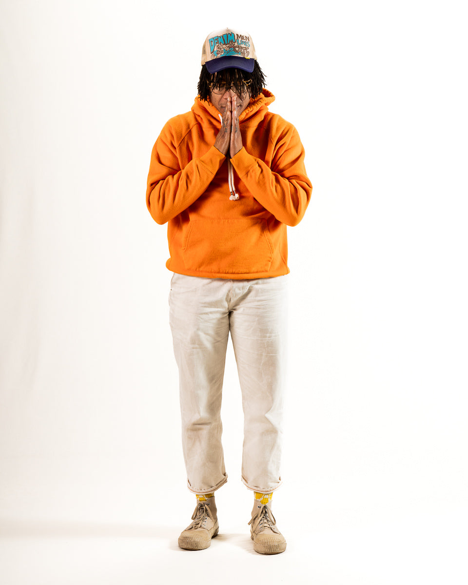 Super Looper French Terry Pullover Hoodie - Orange – Standard
